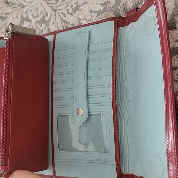 Hobo Vintage Magnetic Folding Wallet/Purse GUC! - Picture 5 of 5